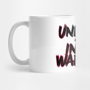 motivational quote warrior Mug